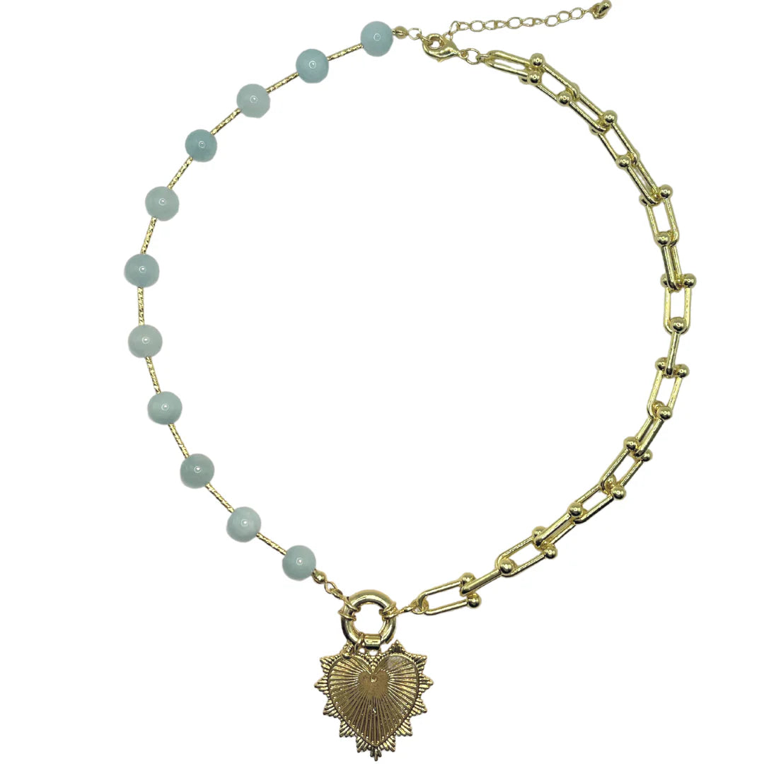 The Intricate Heart Charm Necklace