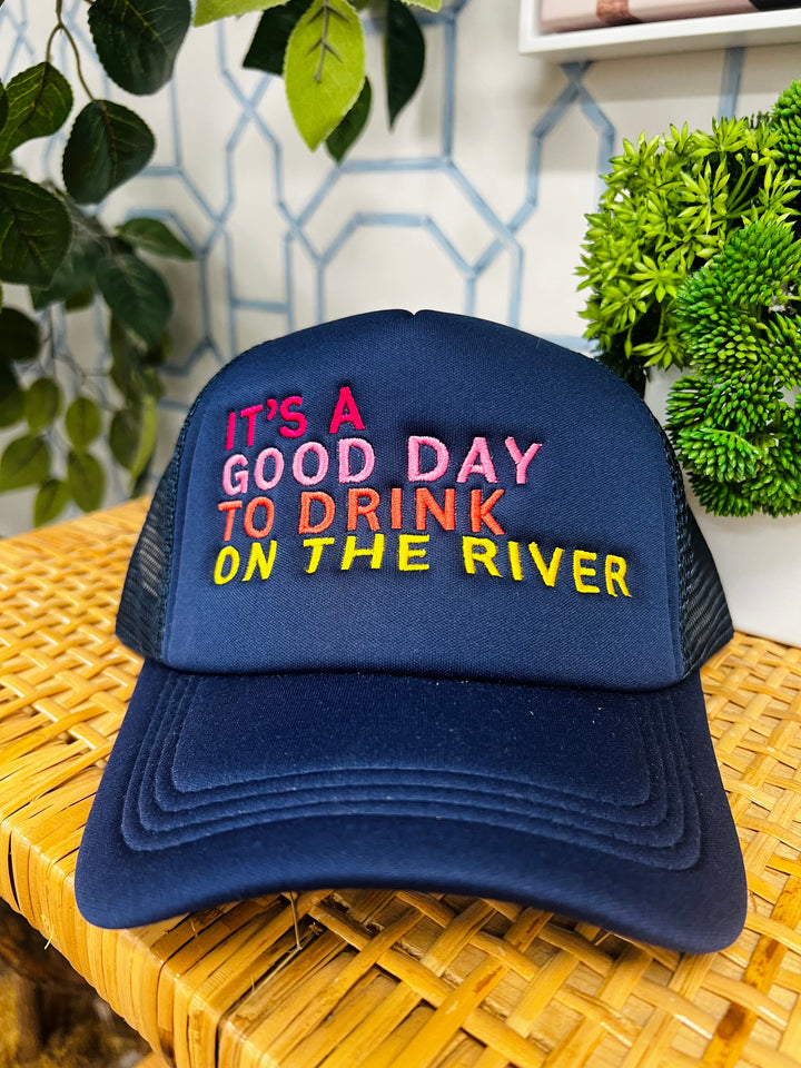 The Navy Drink On The River Trucker Hat