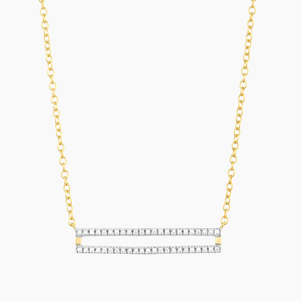 ES Set the Bar Pendant Necklace