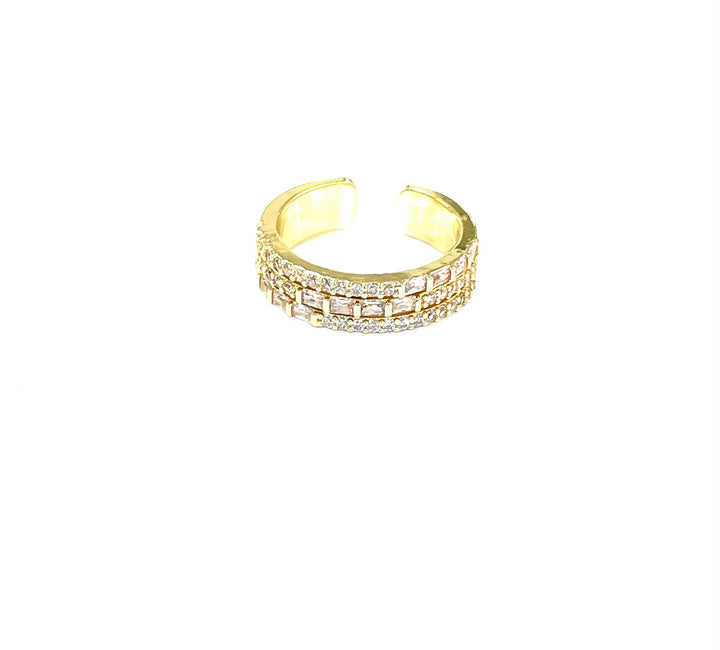 Triple Baguette Ring