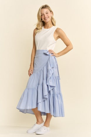 The Ruffle Wrap Dress- AS
