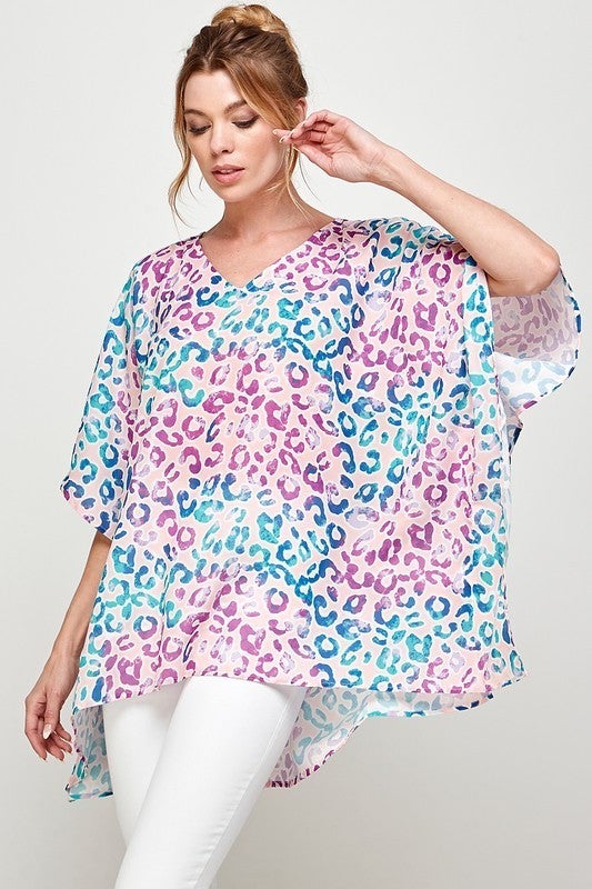 The Cora Poncho Top-All Sizes