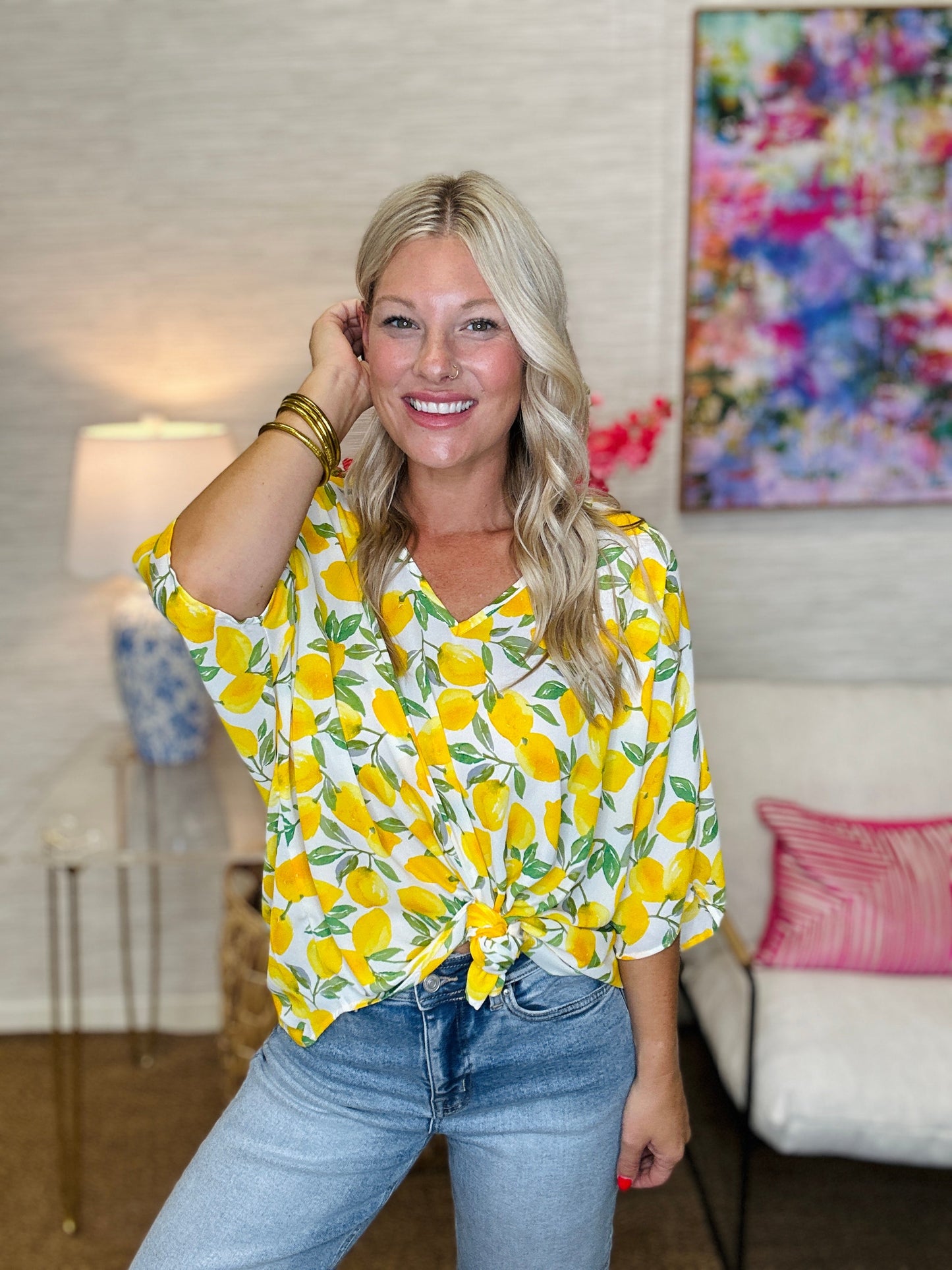 The Limencello Poncho Top - AS