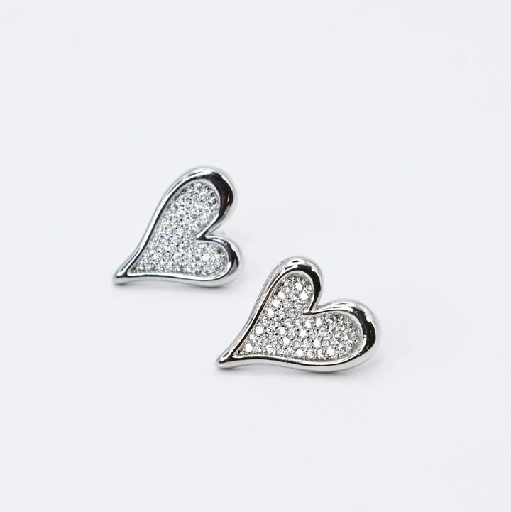 The Dainty Heart Studs