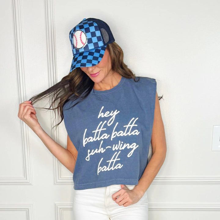 Hey Batta Swing Batta Puff Tank