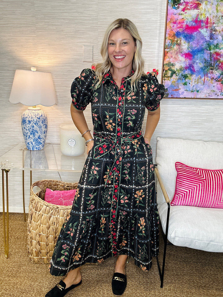 The Deborah Midi in Black