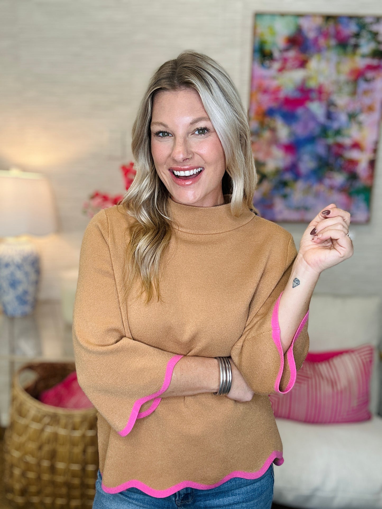 The Scallop Edge Sweater