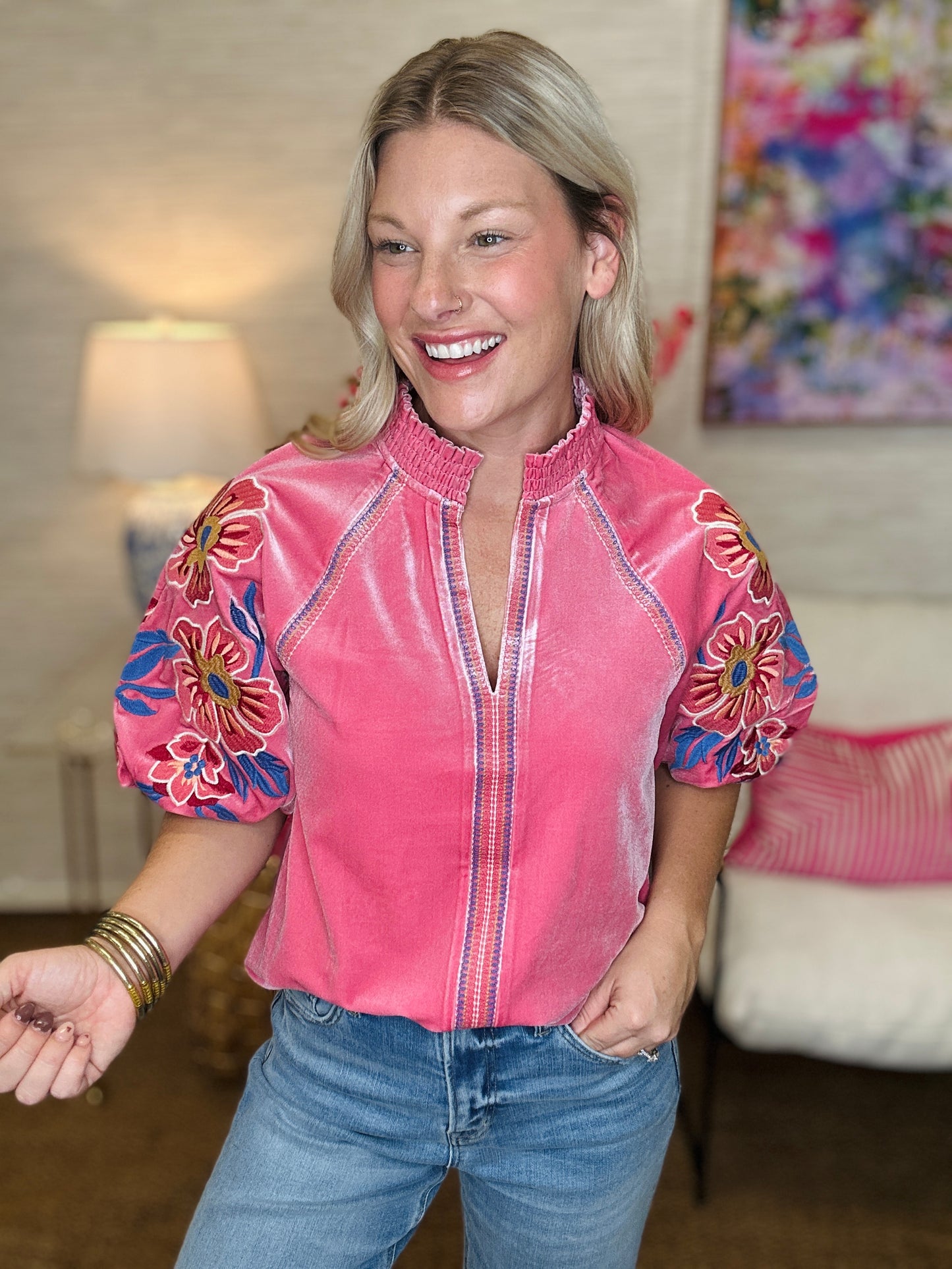The Vivienne Velvet Top