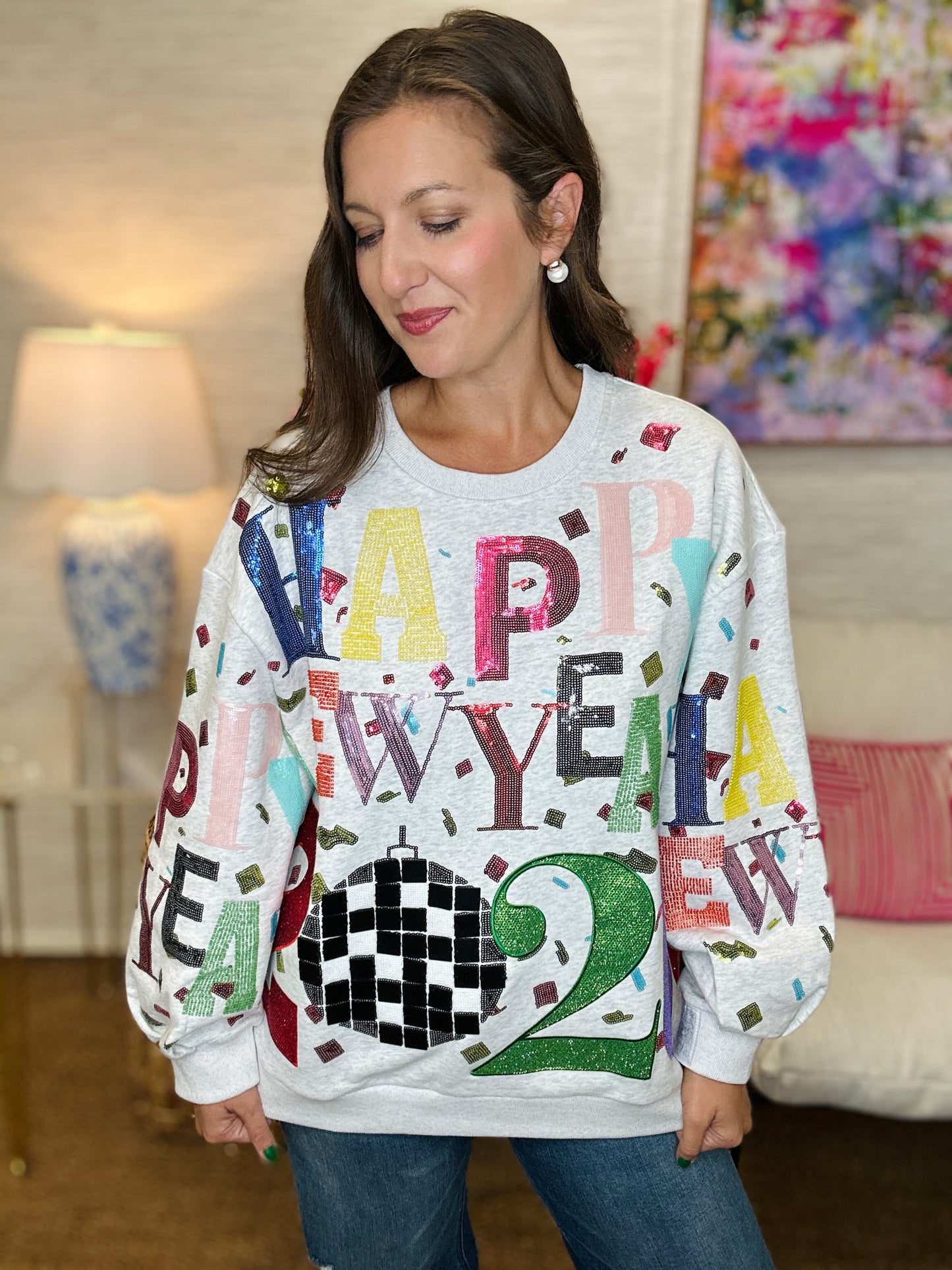QOS Happy New Year Sweatshirt
