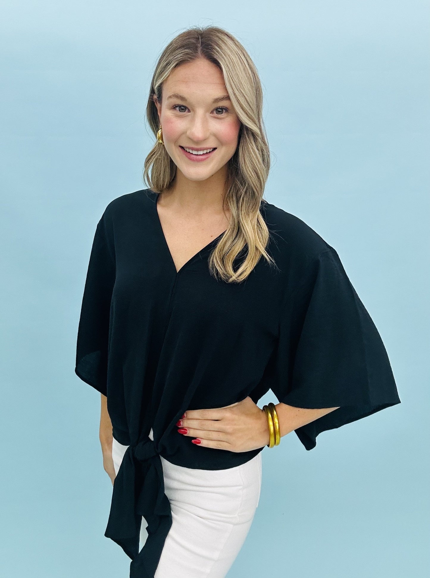 The Solid Airflo Tie Top - LOTS, AS