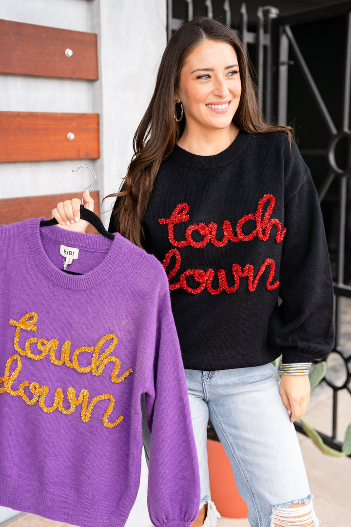 The LS Tinsel Touchdown Sweater - 4 Colors