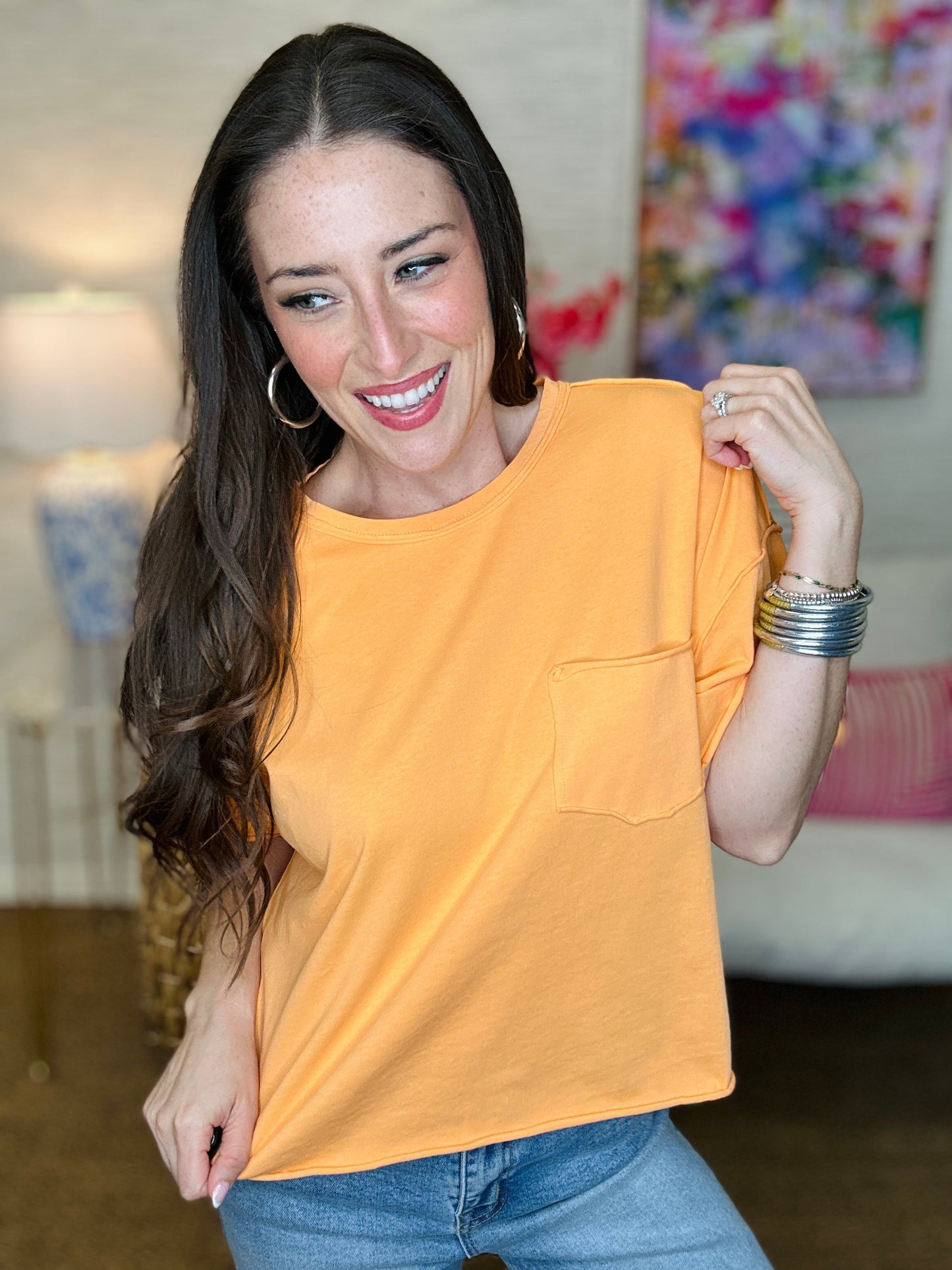 The Bayleigh Pocket Tee-5 Colors