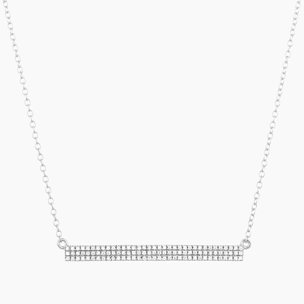 ES Tell Me Straight Pendant Necklace