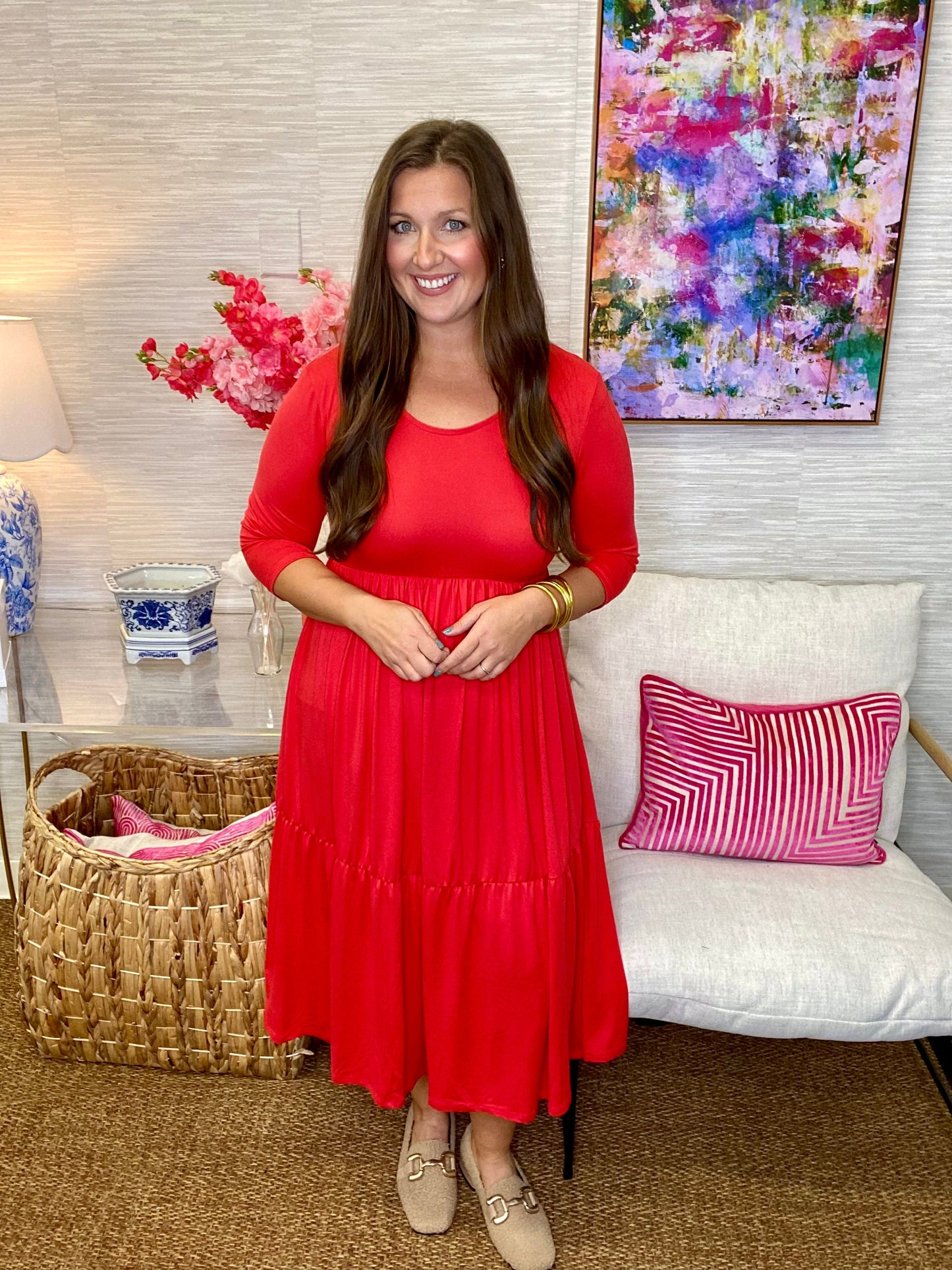 The STEAL Tiered Midi-2 Colors