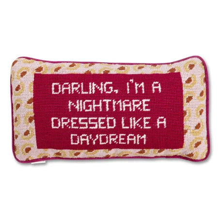 The Dressed Like A Daydream Needlepoint Pillow