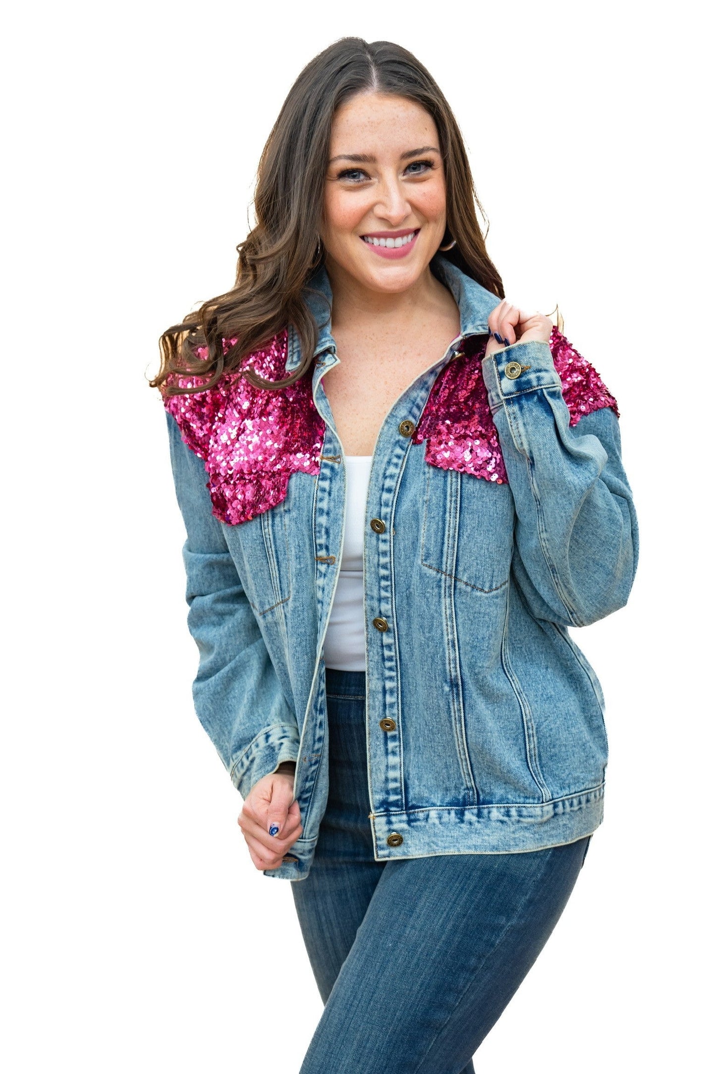 The Rhinestone Cowgirl Jacket in 2 Colors/AS