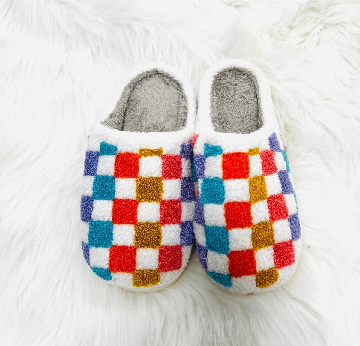 Buckley Multi Check Slippers