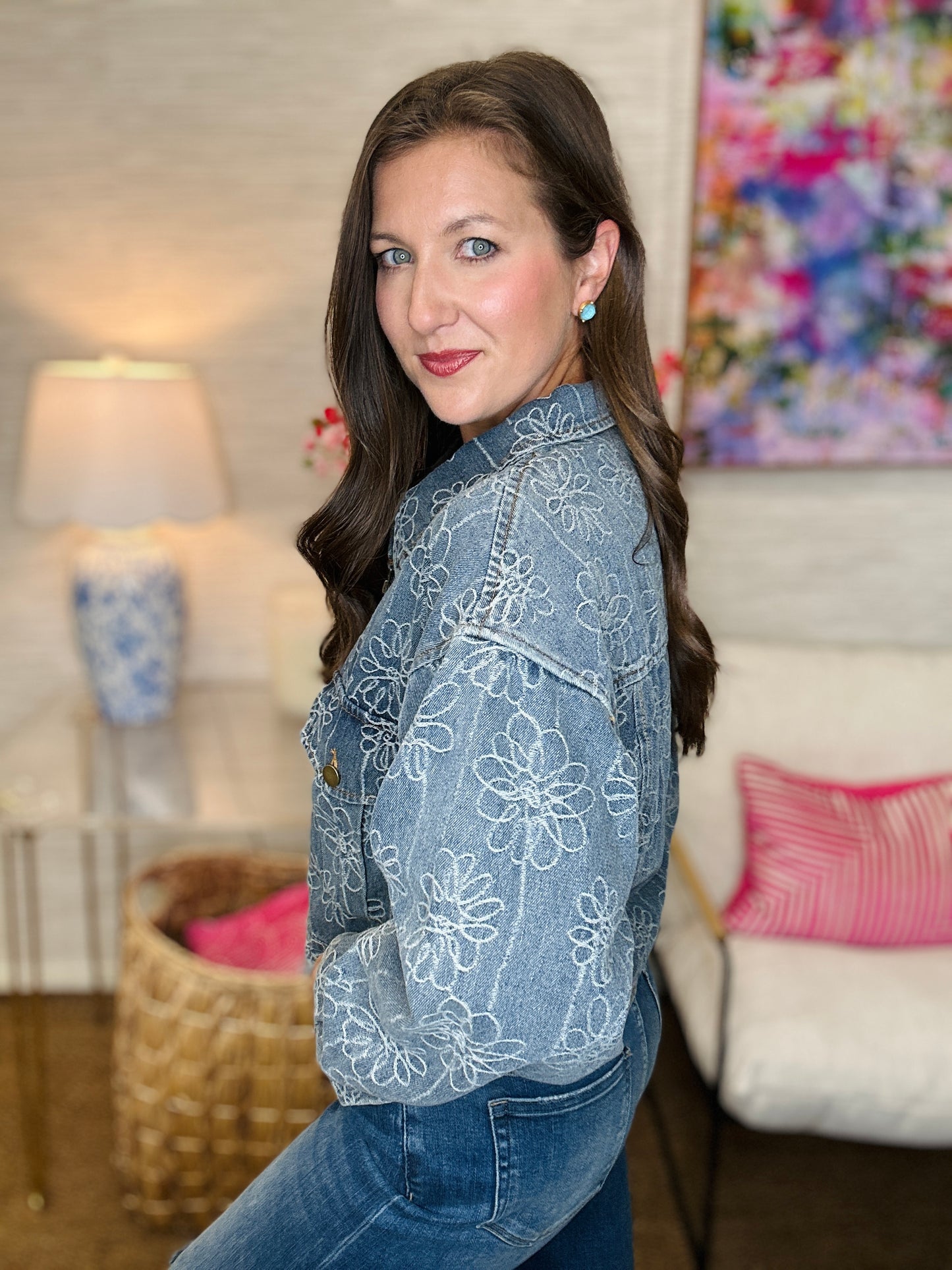 The Quilted Denim Jacket