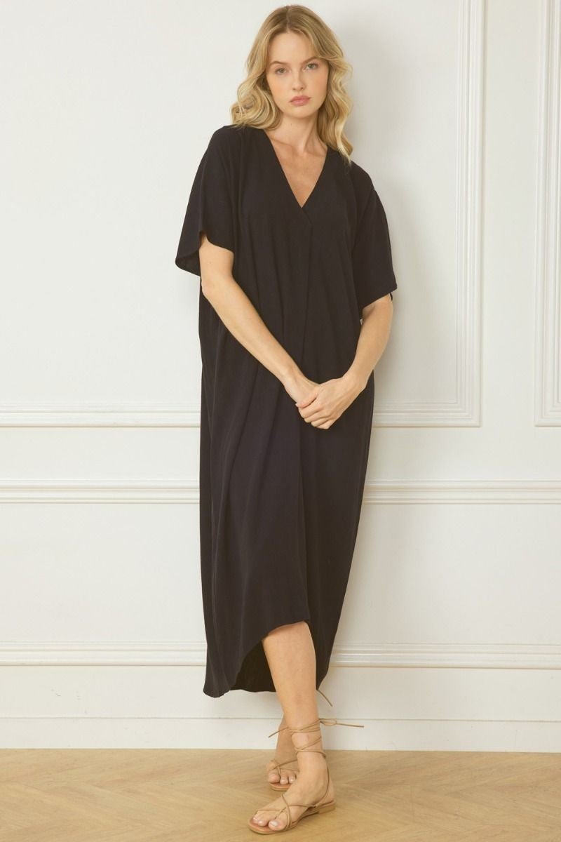 The Tiffany Solid Dress -2 Colors