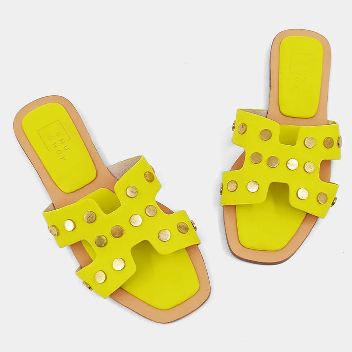 The Lime Donatella Sandals