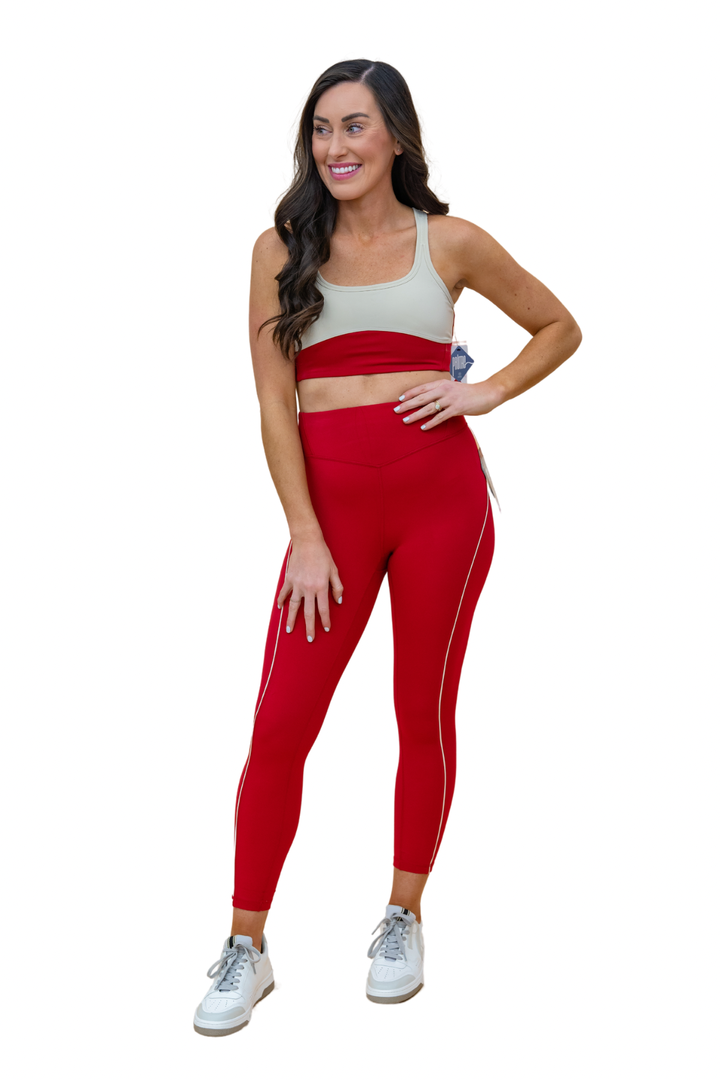 The Colorblock Set in Red