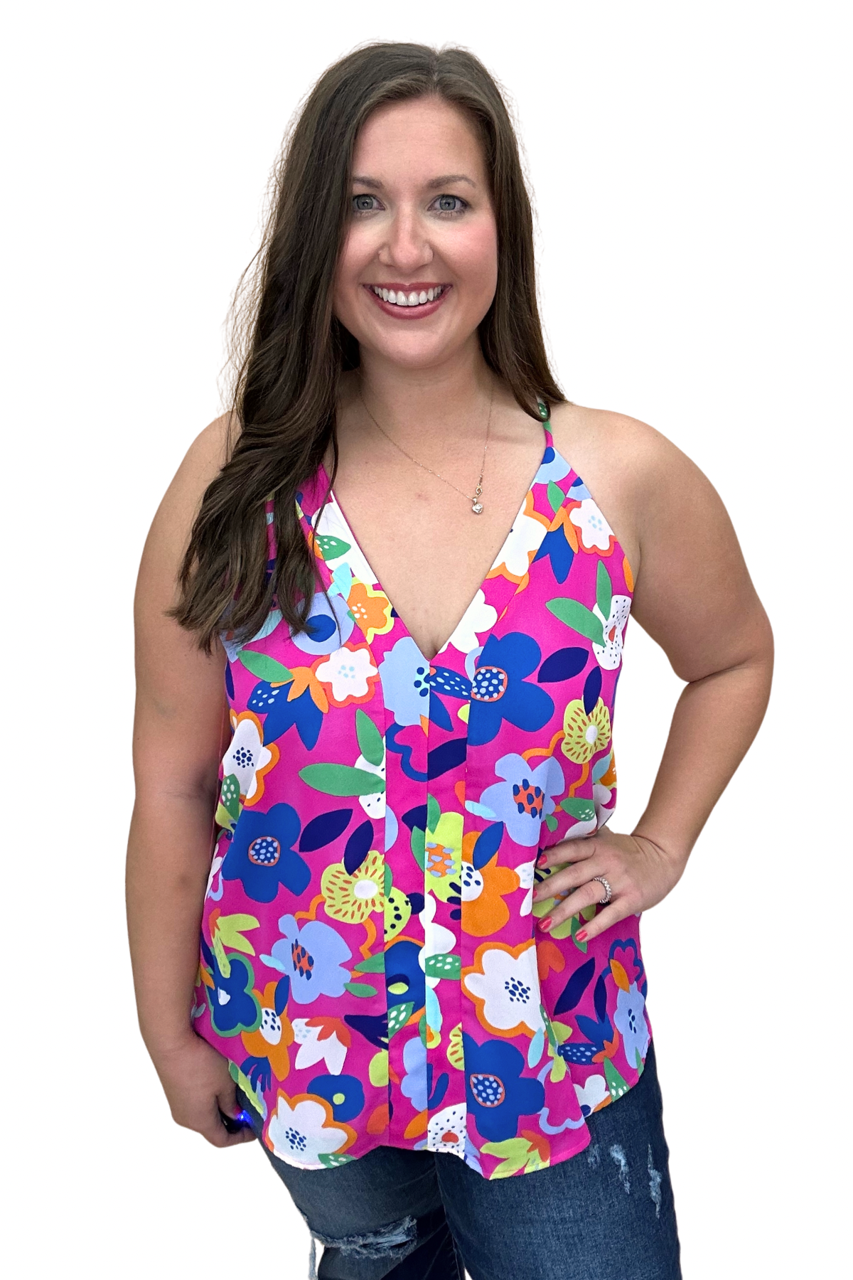 The Flower Bomb Lined Tank - AS