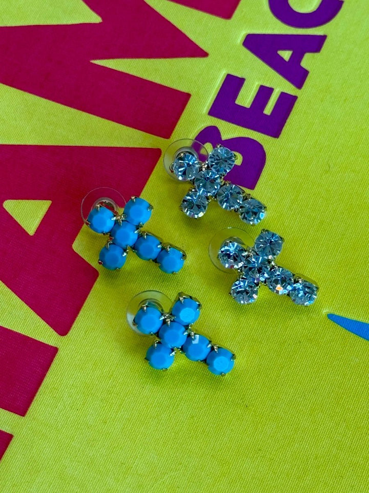 Yochi Cross Earrings