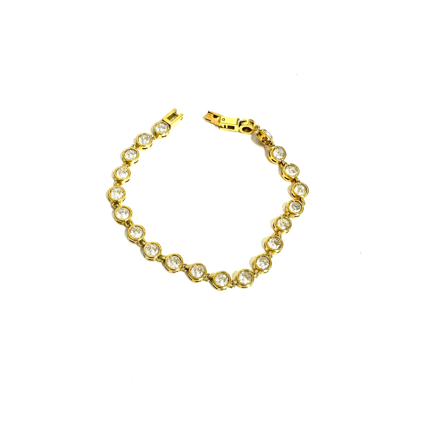 The Lilo Round Rhinestone Bracelet