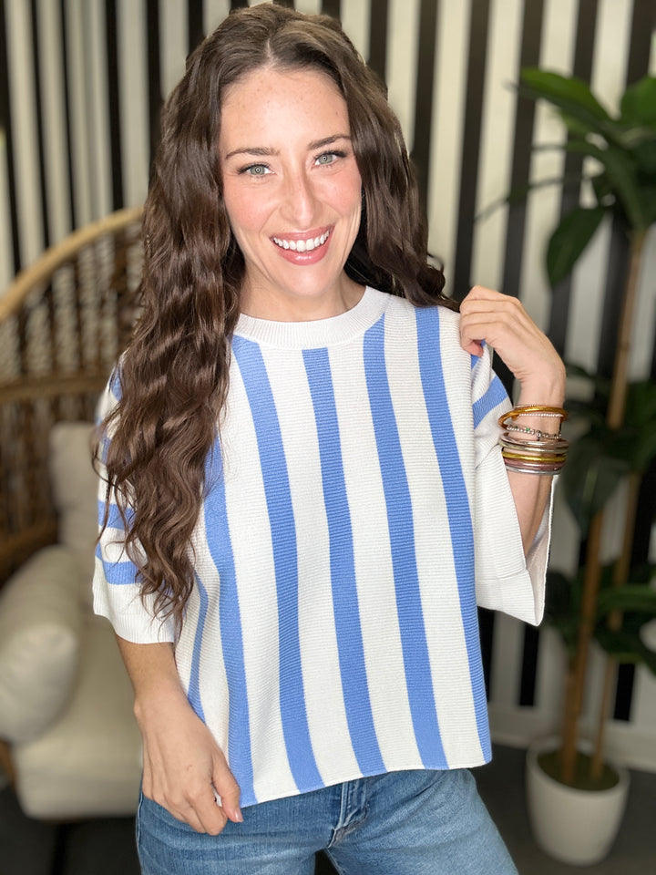 The Entro Preps Top in Blue