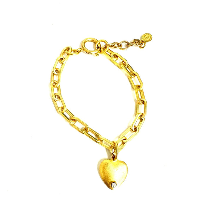 The Heart with Stone Bracelet