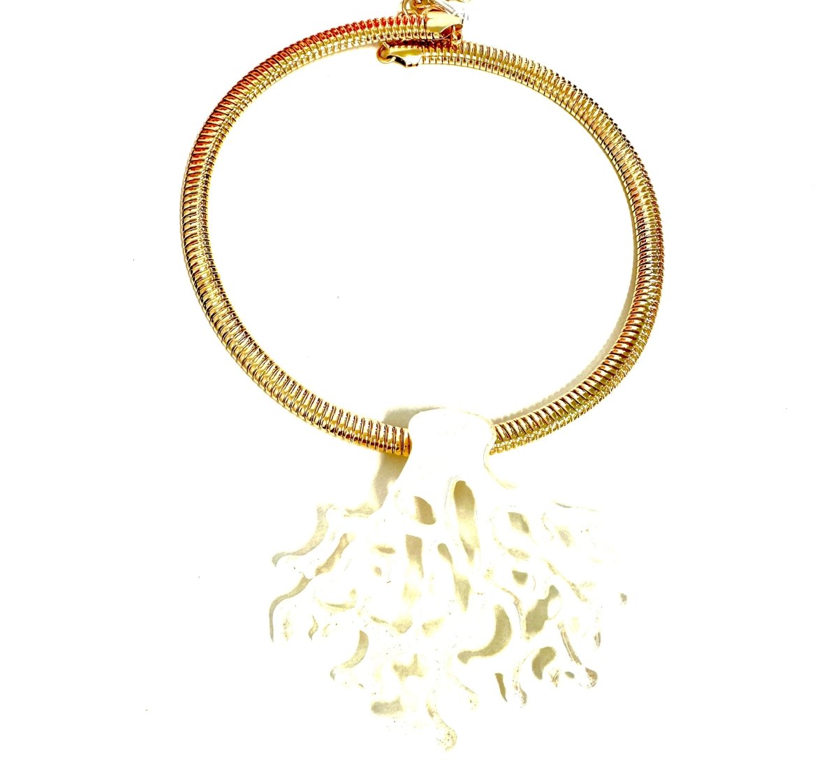 The Collar Necklace- Coral