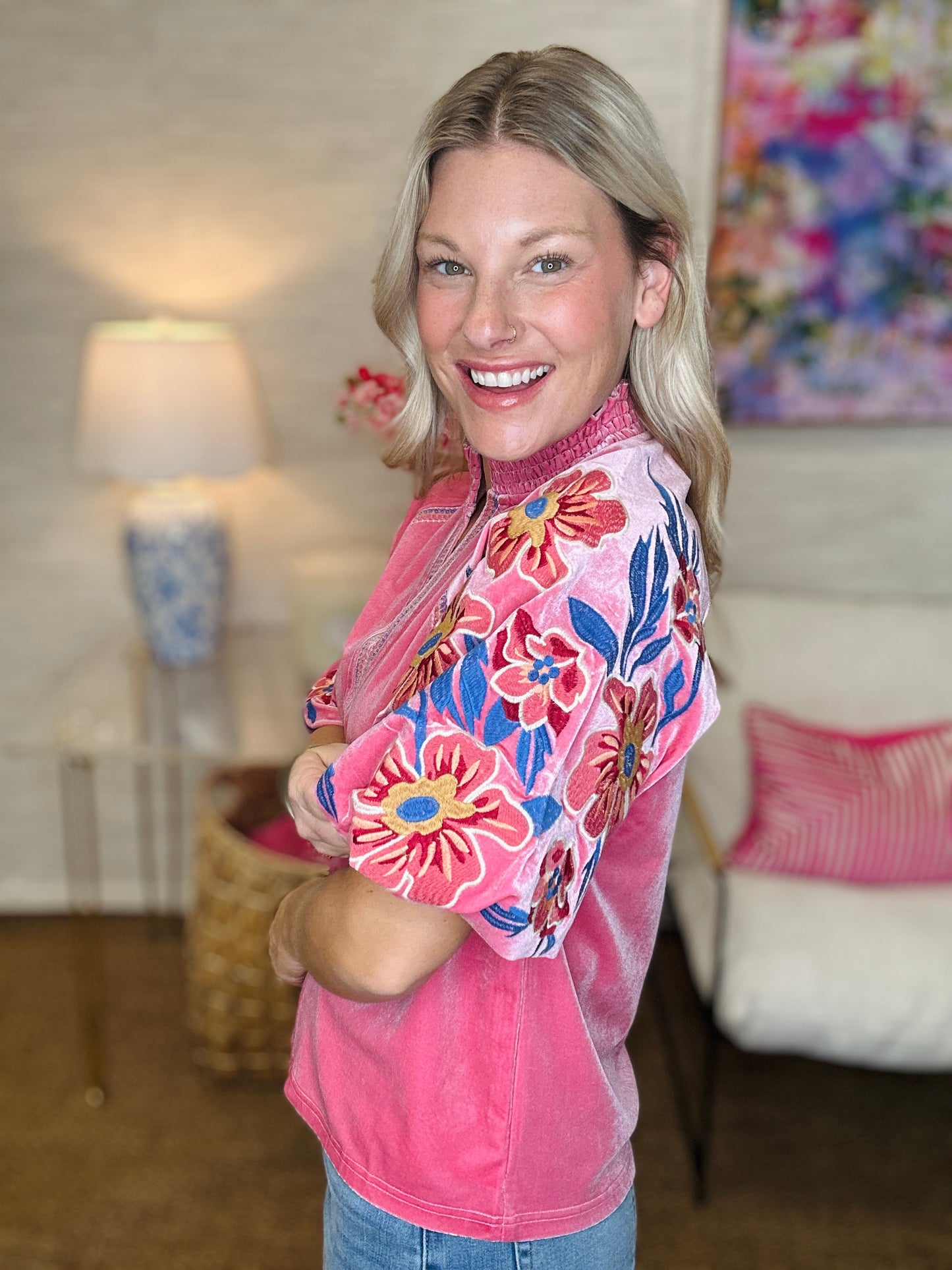 The Vivienne Velvet Top