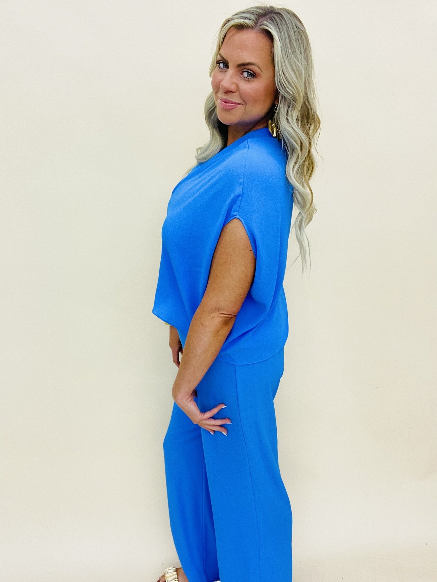 The Slouch Shoulder Jumpsuit - 2 Colors