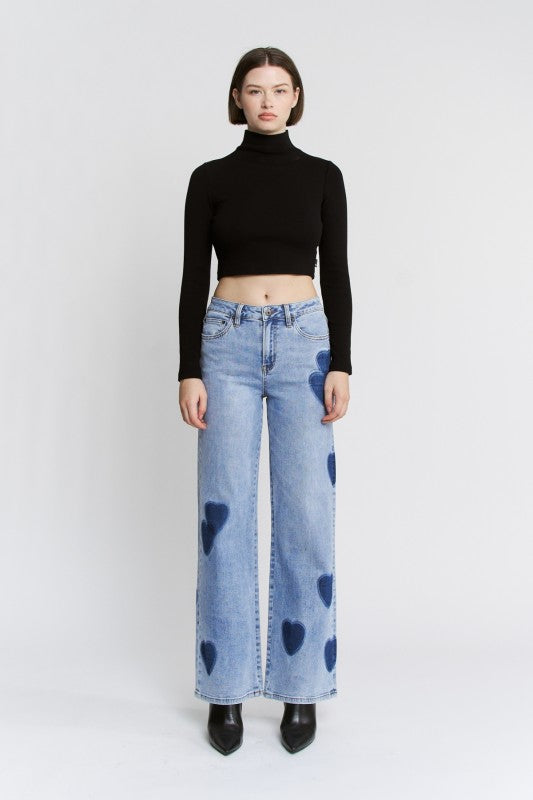 The Heart Patch Jeans