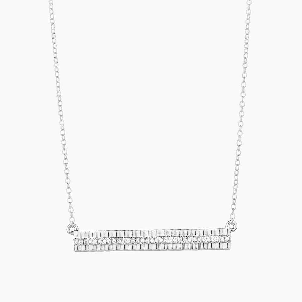 ES Groovy Bar Pendant Necklace