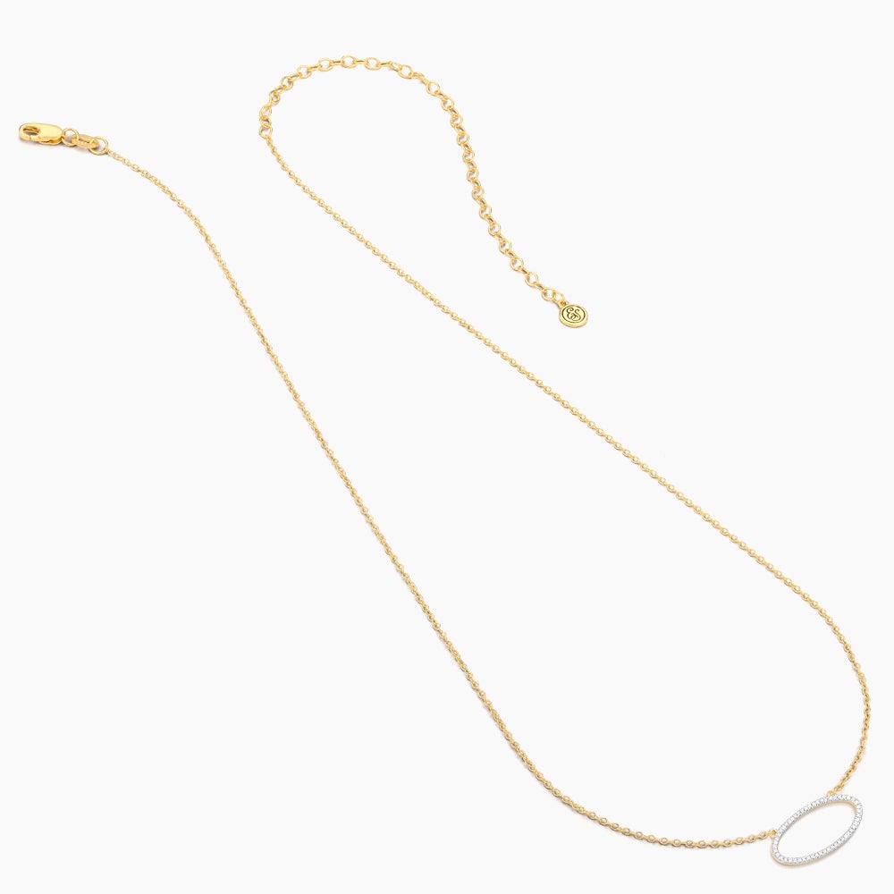 ES One With The Oval Pendant Necklace