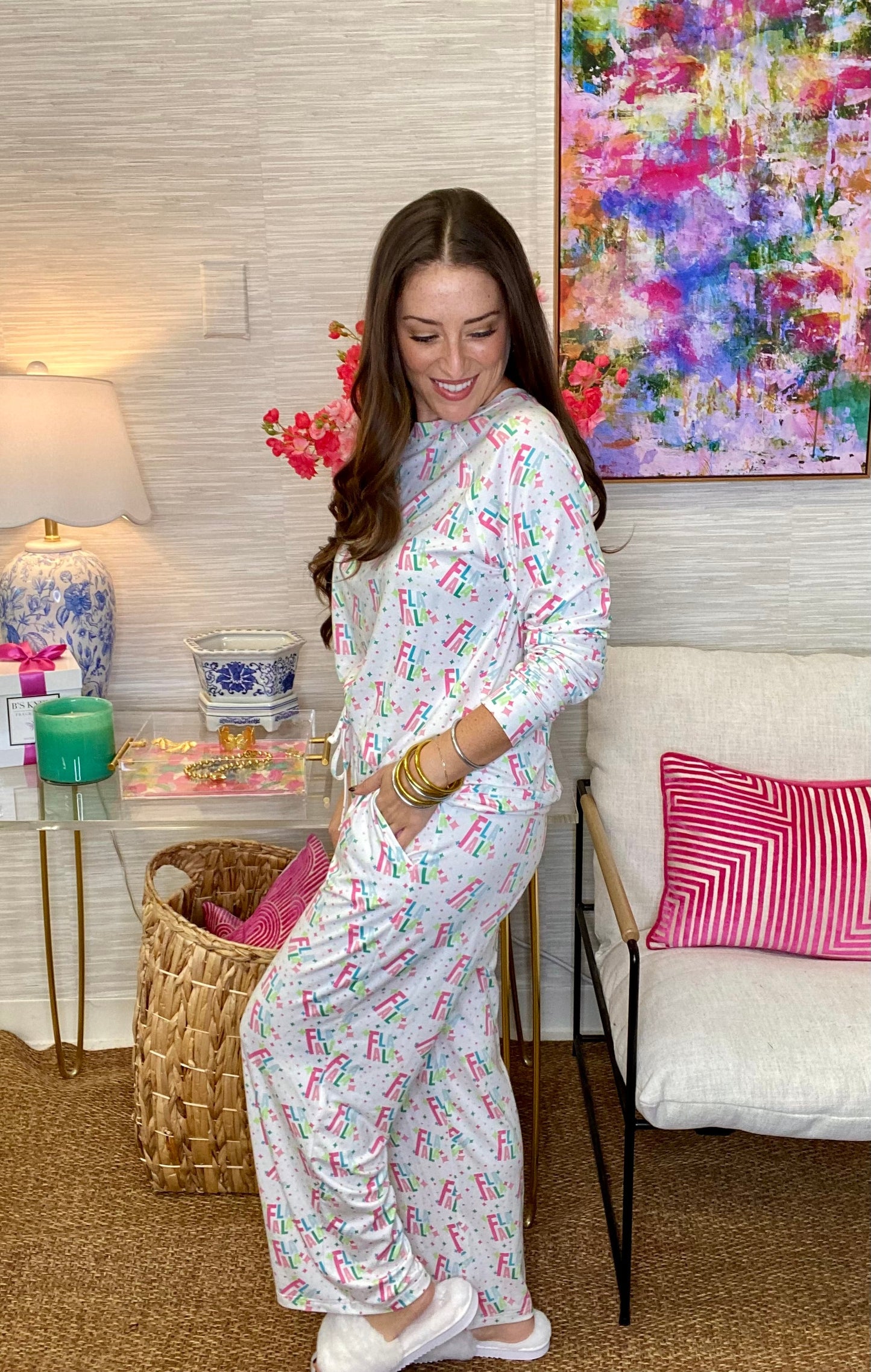 The FaLaLa Annie Pants Set
