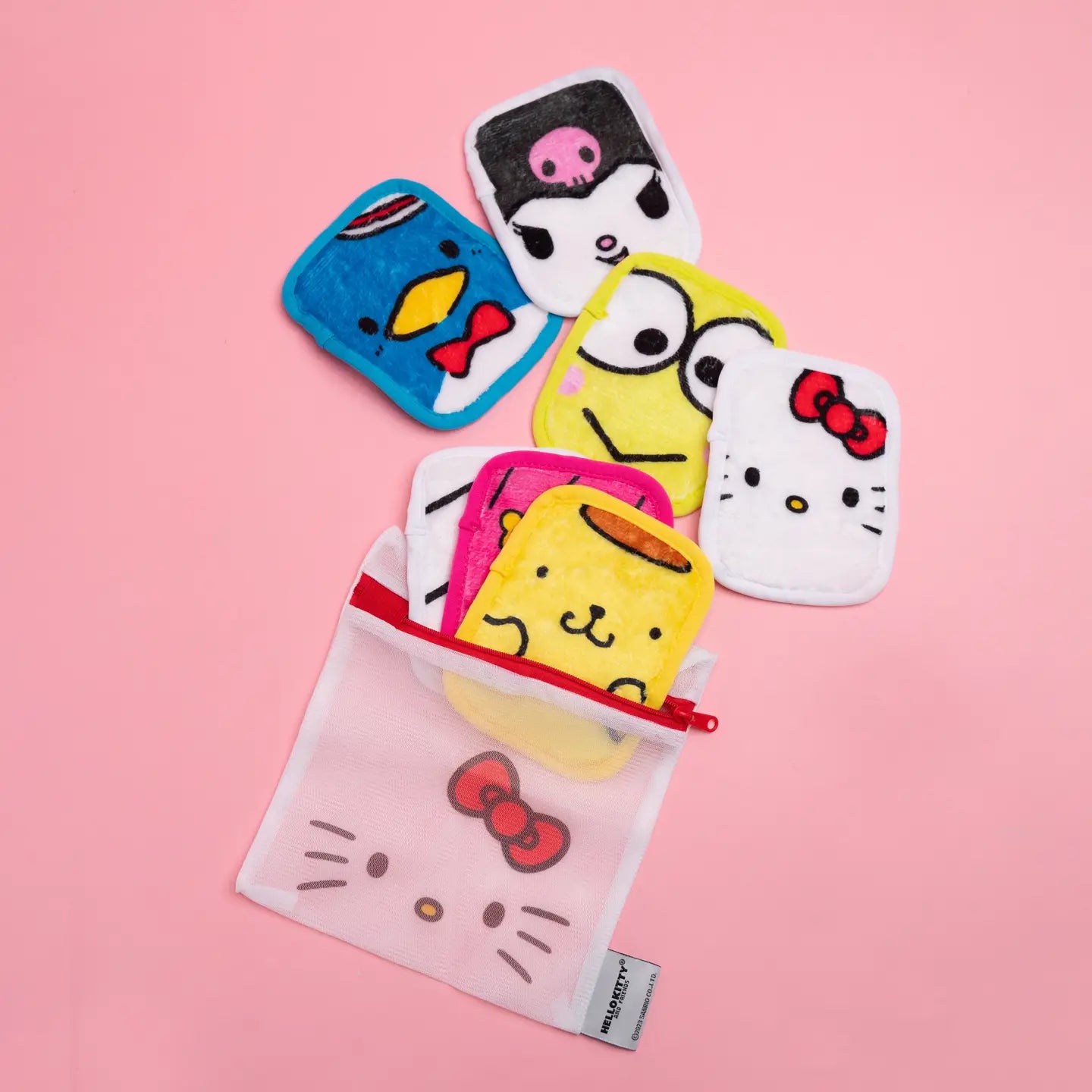 The Hello Kitty Friends 7-Day Makeup Eraser Set