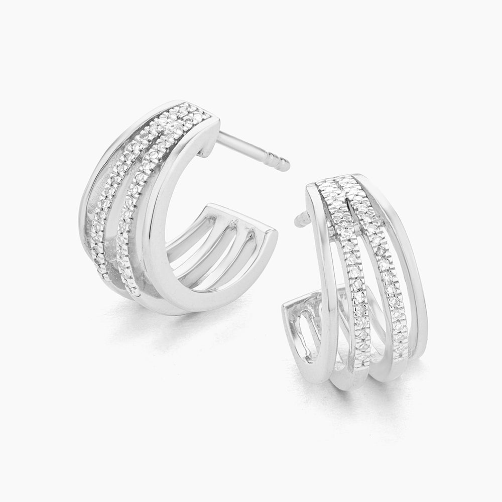 ES Wrap Around Huggie Earrings