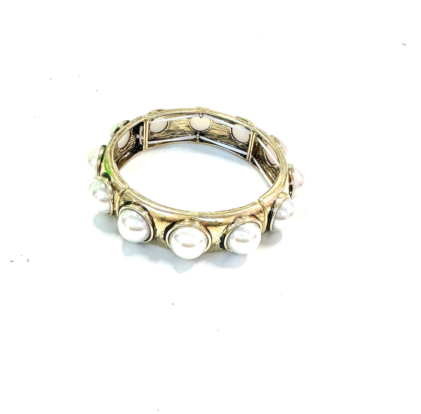 The Worn Pearl Stretch Bracelet- 2 Colors