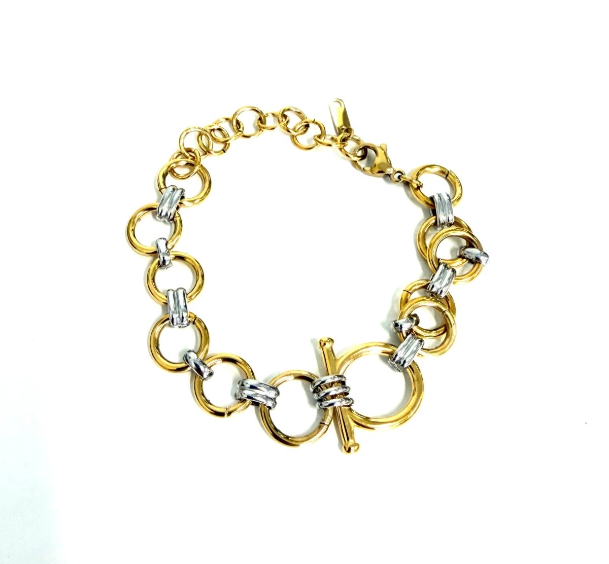 The Beatrix Two-Tone Link Bracelet