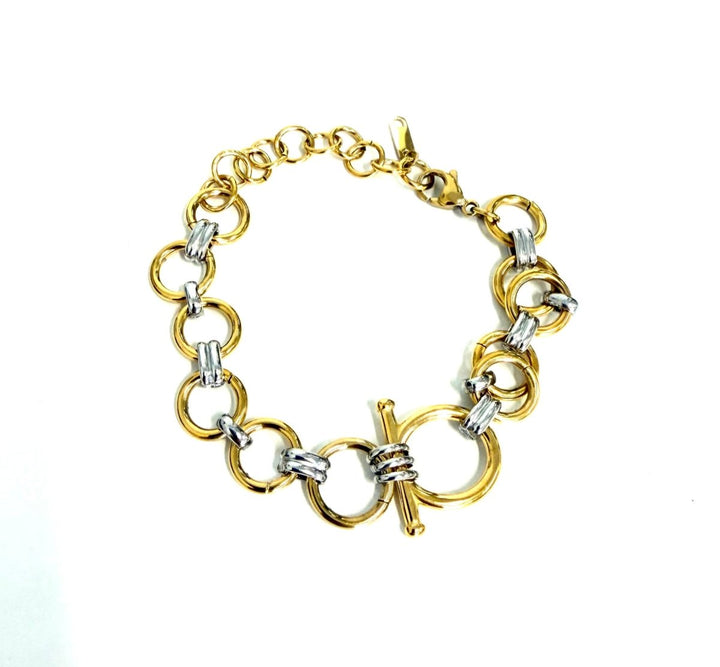 The Beatrix Two-Tone Link Bracelet