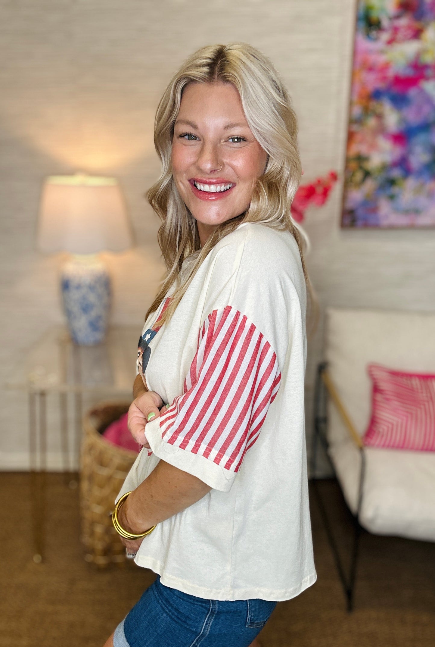 The Americana Puppy Tee