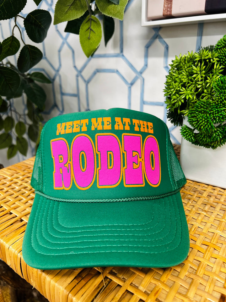 The Meet Me At the Rodeo Trucker Hat