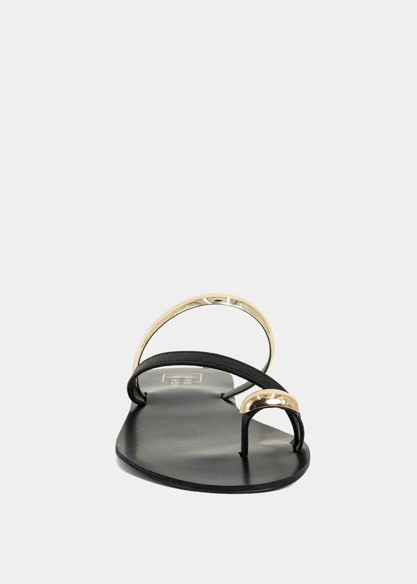 The Brenda Sandals in Black