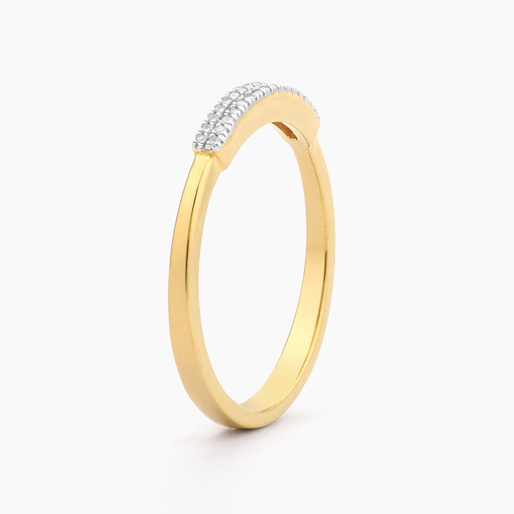 ES Bar None Band Stackable Ring