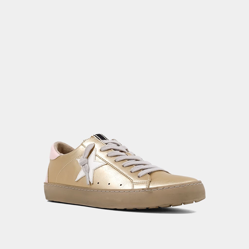 The Metallic Gold Paula Sneaks