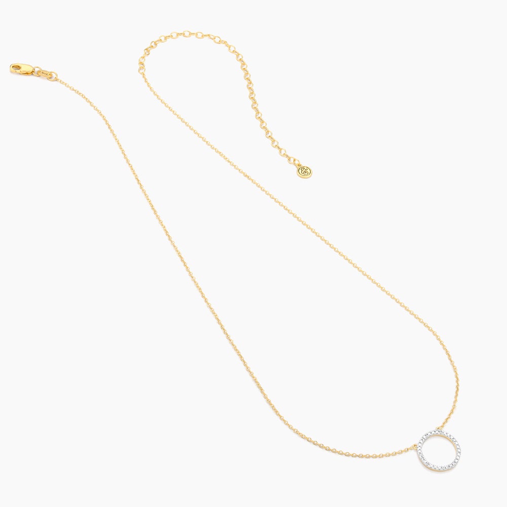 ES Standing O Pendant Necklace