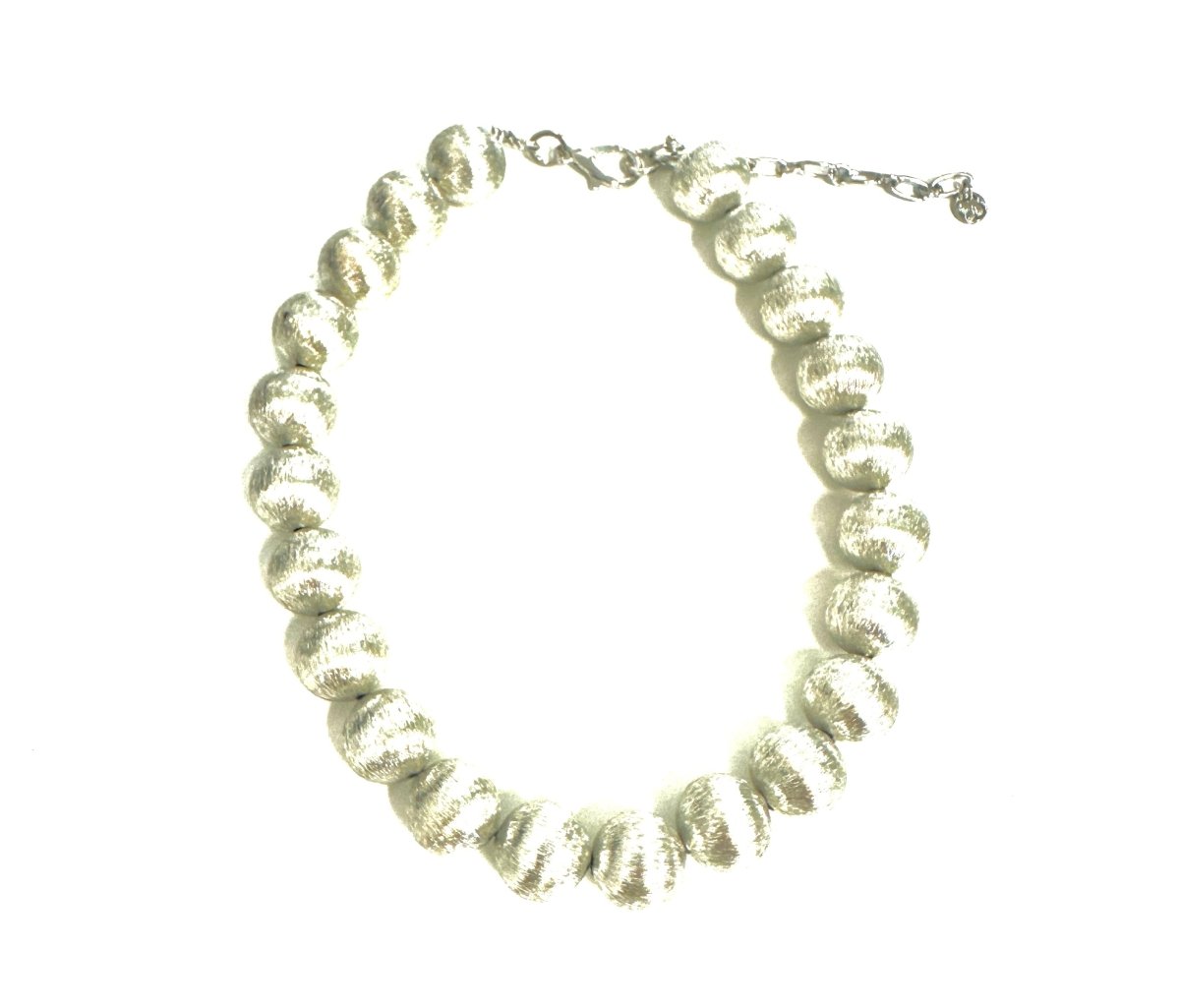 The Big Ball Brushed Necklace- 2 Colors