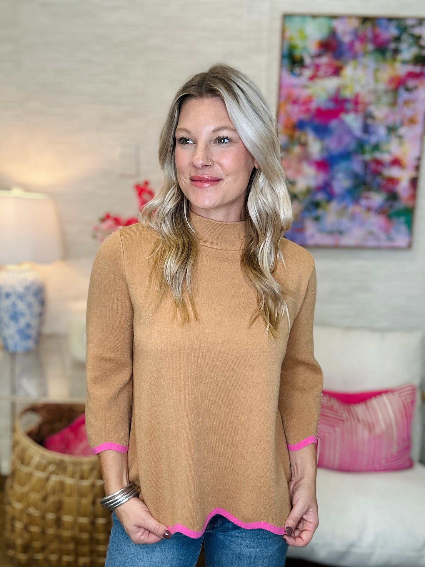 The Scallop Edge Sweater